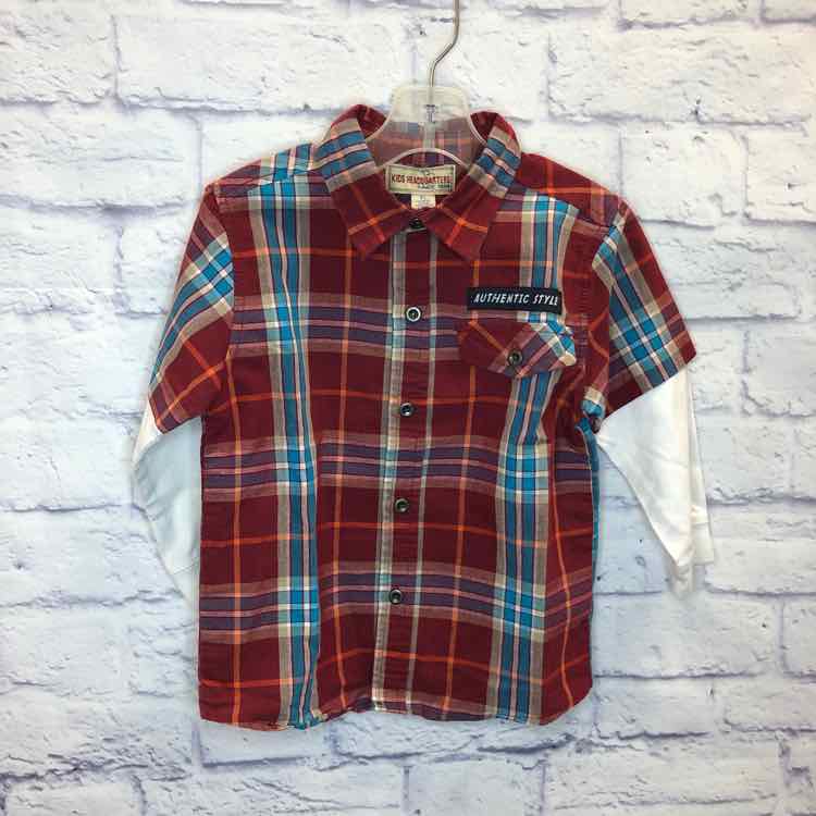 Kids Headquarters Red Size 3T Boy Polo or Button Down