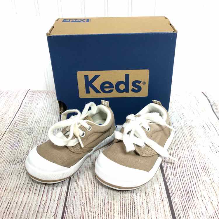 Keds Tan Size 5W Boys Casual Shoes