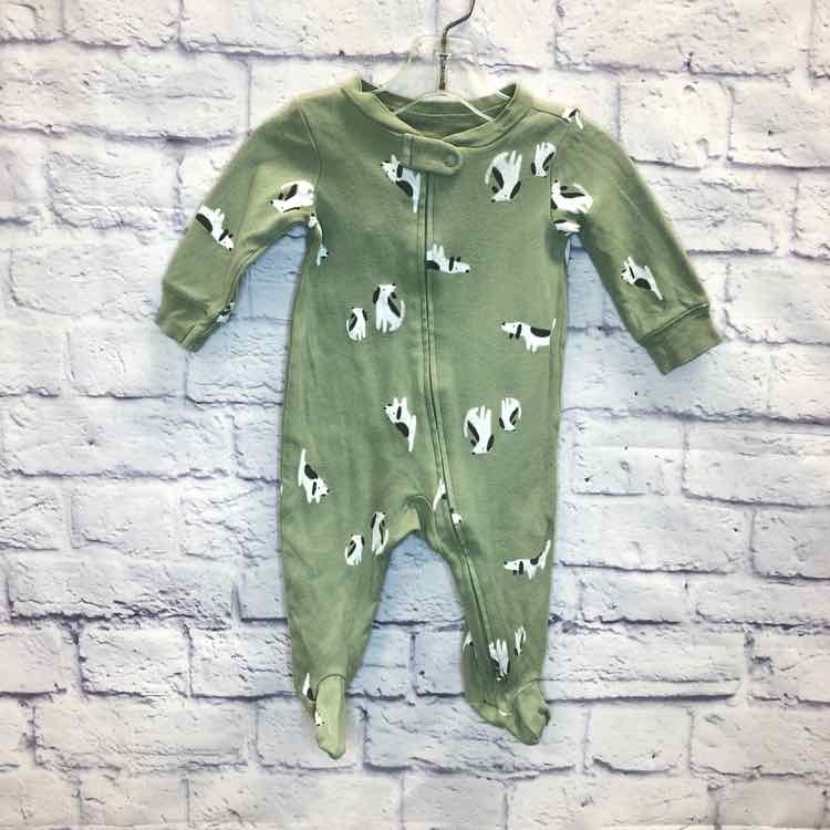 Carters Green Size 6 Months Boys Sleeper