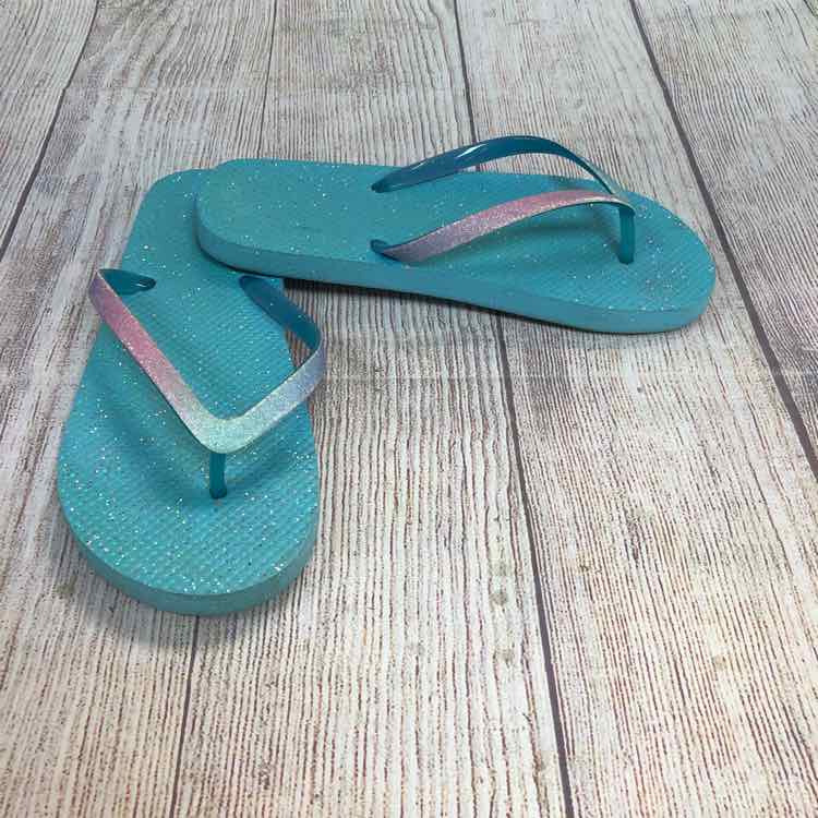 Green Size 3 Girls Flip Flops