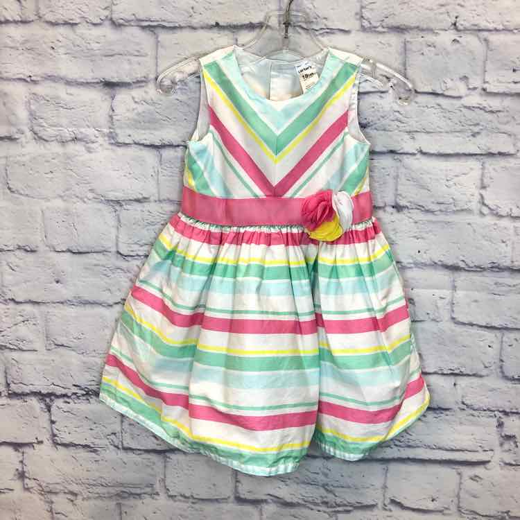 Carters Stripe Size 18 Months Girls Dress