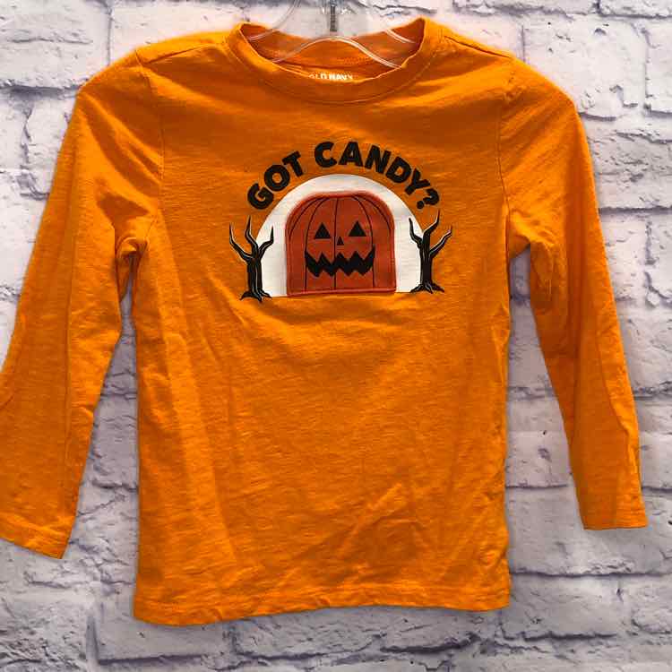 Old Navy Orange Size 4T Boys Long Sleeve Shirt