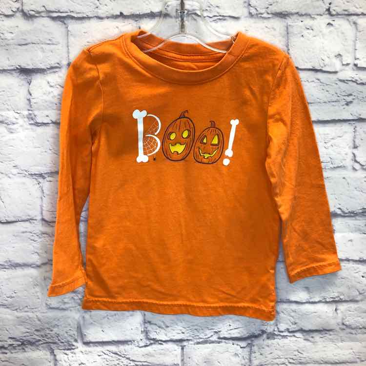 Cat & Jack Orange Size 3T Boys Long Sleeve Shirt