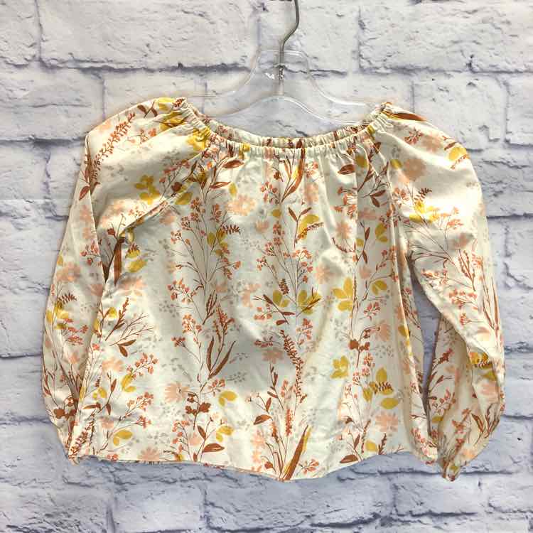 Willow + Hazel Floral Size 4T Girls Long Sleeve Shirt