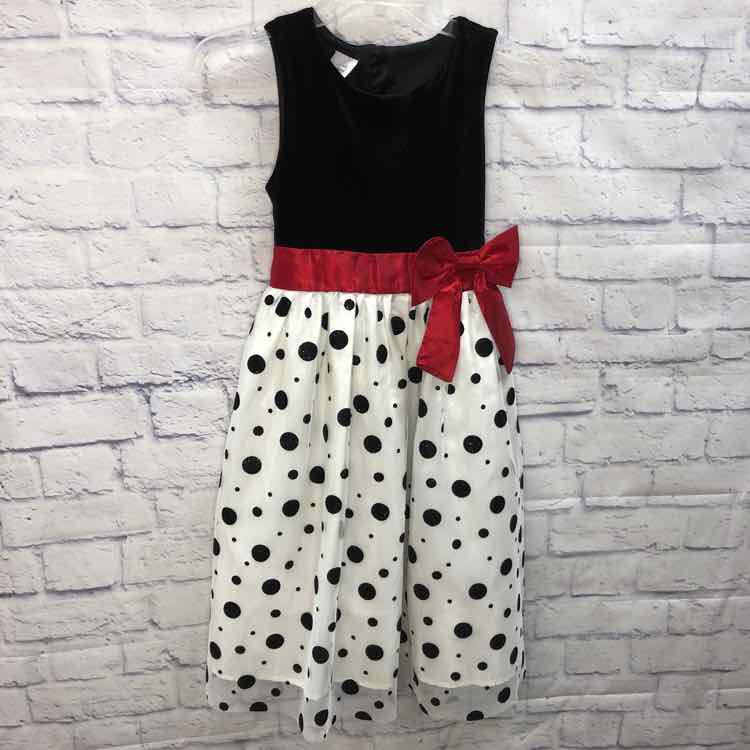 Special Editions Black & White Size 10 Girls Dress