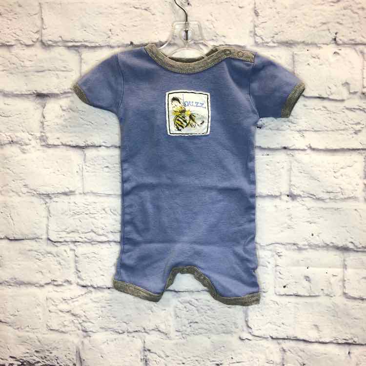 Burts Bees Blue Size 0-3 Months Boys Romper