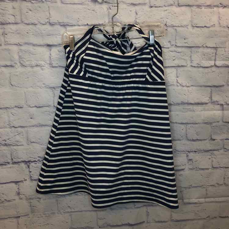 Lands End Stripe Size 8 Maternity Swimwear