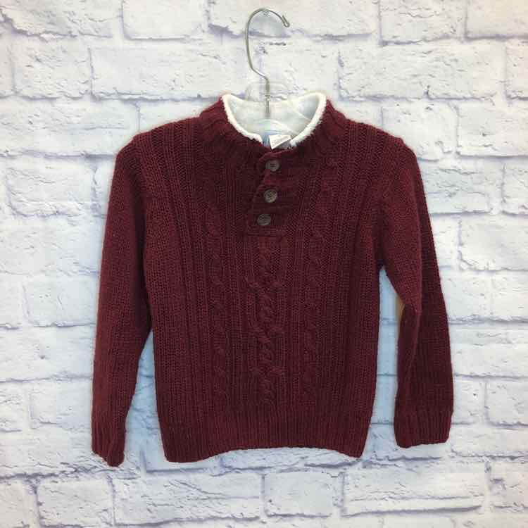 Little Lad Maroon Size 4T Boys Sweater