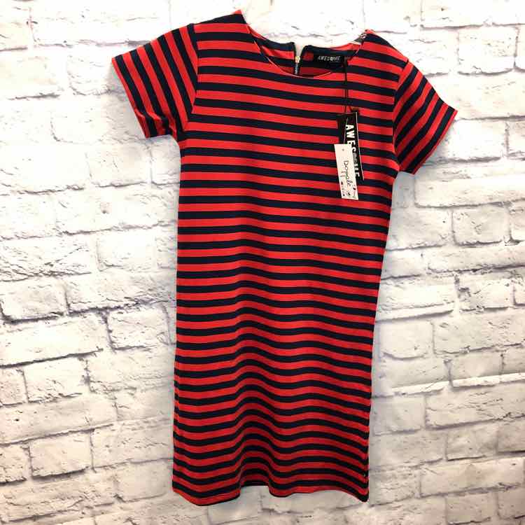 Awesome by Someone Stripe Size 12 Girls Dress