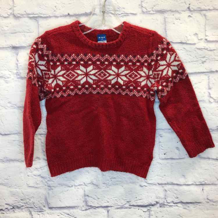 Old Navy Red Size 18-24 months Girls Sweater