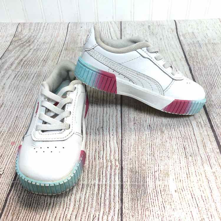 Puma White Size 8 Girls Sneakers