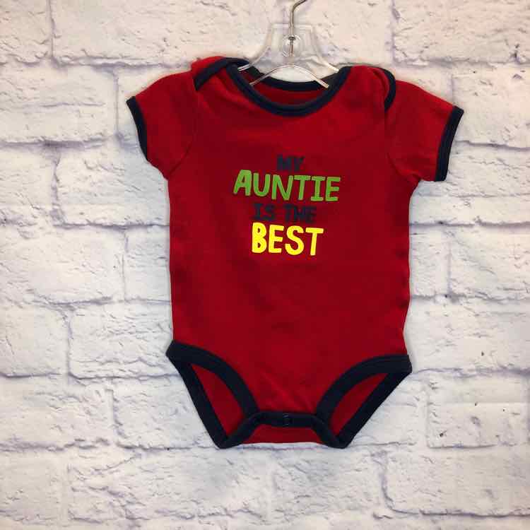 Carters Red Size 3 Months Boys Bodysuit