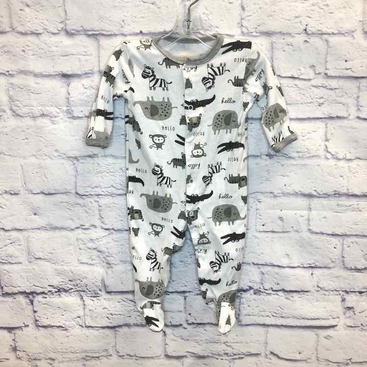 Bon Bebe Gray Size 0-3 Months Boys Sleeper