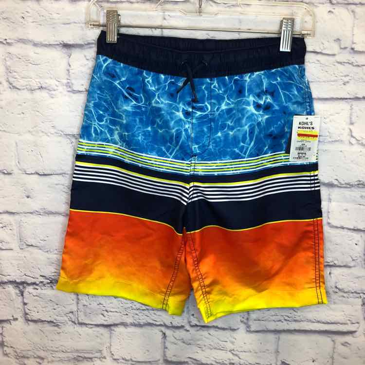 Lands End Stripe Size 10 Boys Trunks