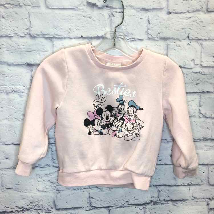 Disney Pink Size 5 Girls Sweatshirt/Hoodie