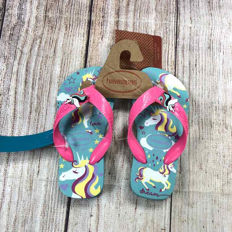 Havaianas Blue Size 9 Girls Flip Flops