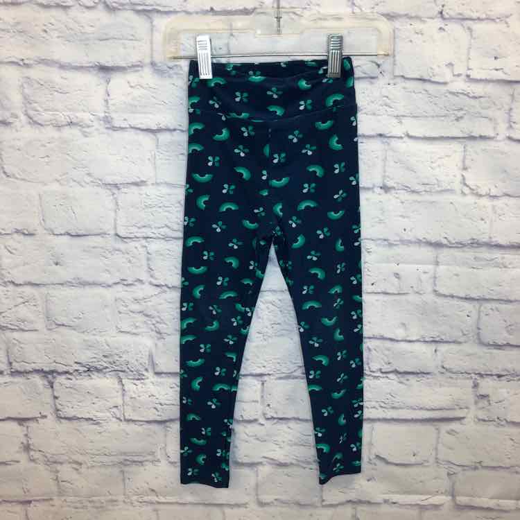 LulaRoe Navy Size 4-7 Girls Leggings