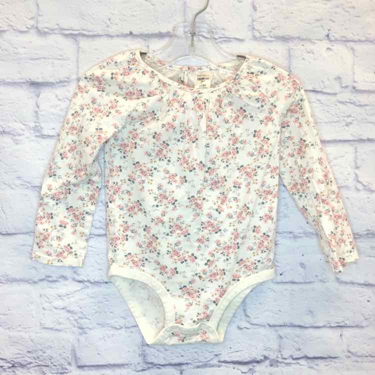 Oshkosh Floral Size 24 Months Girls Bodysuit