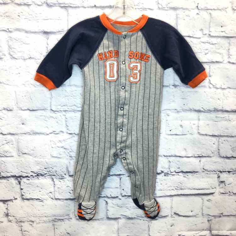 Carters Gray Size 9 Months Boys Sleeper