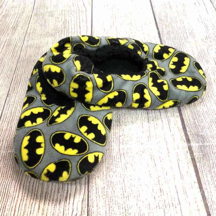 Batman Gray Size 12 Boys Slippers