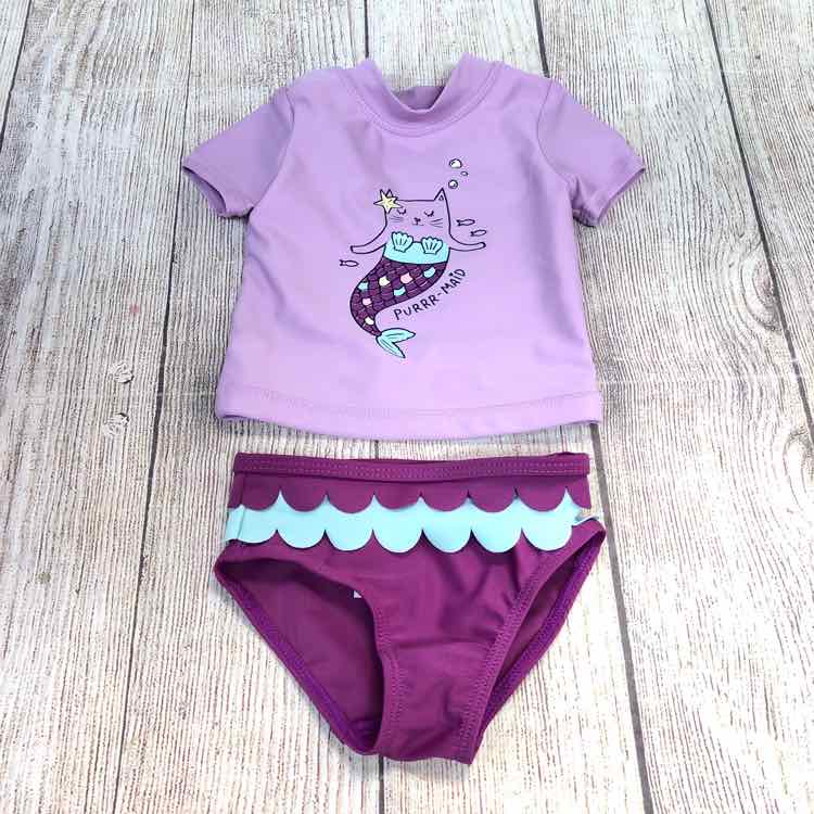 Carters Purple Size 3 Months Girls Two Piece