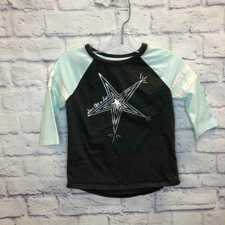 Cat & Jack Gray Size 6 Girls 3/4 Sleeve Shirt