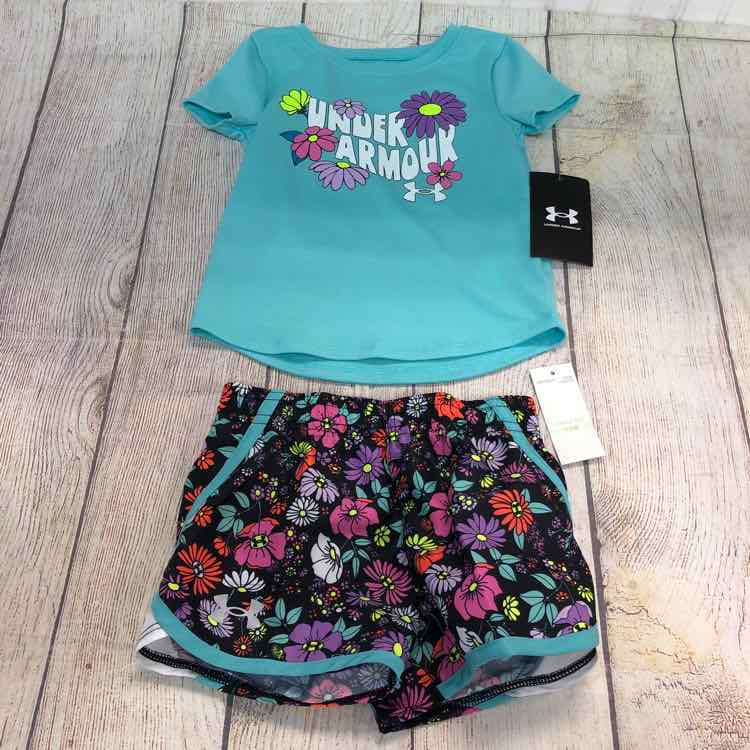 Under Armour Green Size 18 Months Girls 2 Piece Outfit