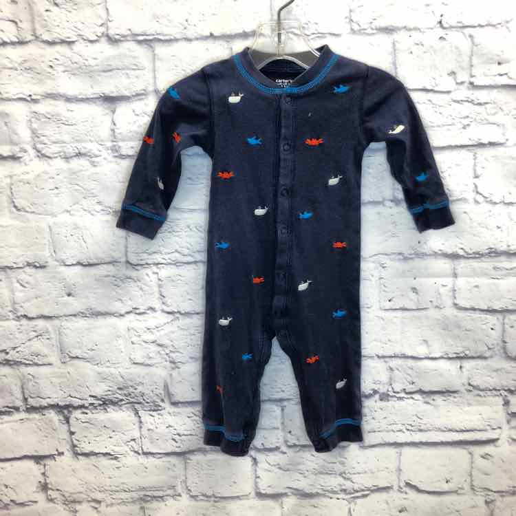 Carters Blue Size 6 Months Boys Romper