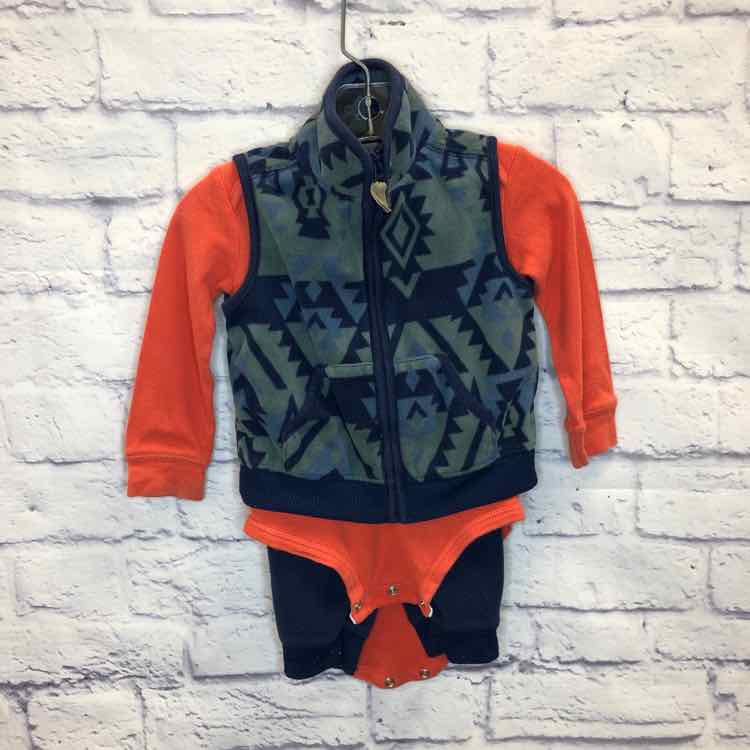 Carters Navy Size 12 Months Boys 3 Piece Outfit