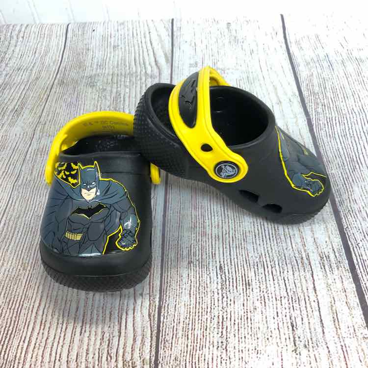 Batman Black Size 4 Toddler Crocs