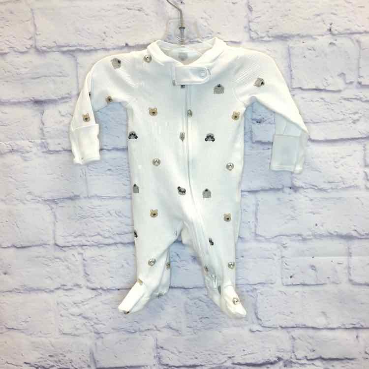 Carters White Size Preemie Boys Sleeper