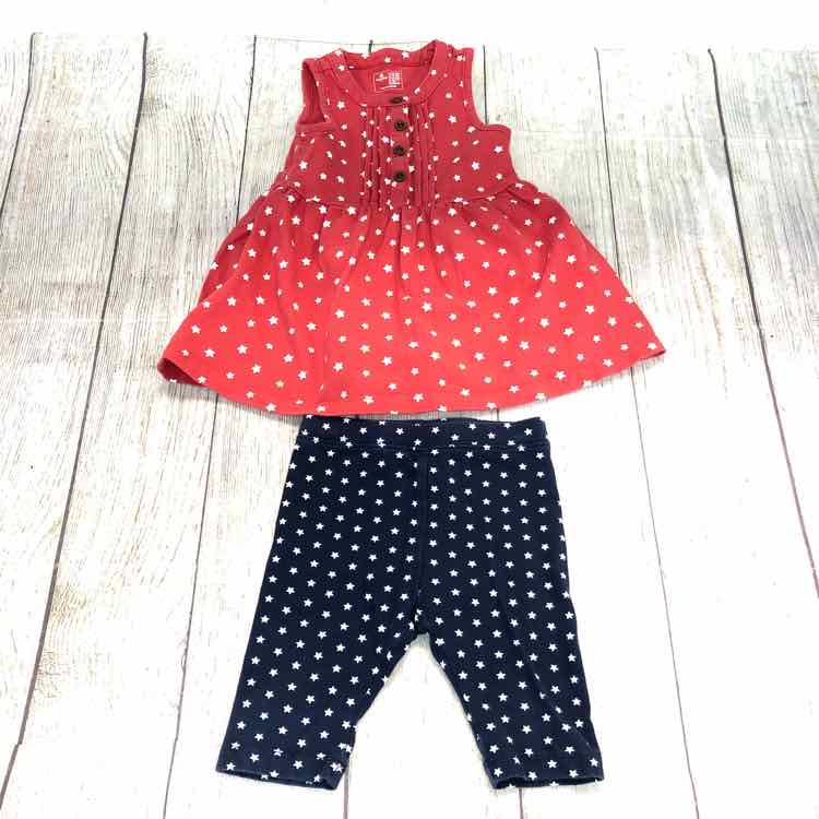 Gap RWB Size 12-18 months Girls 2 Piece Outfit