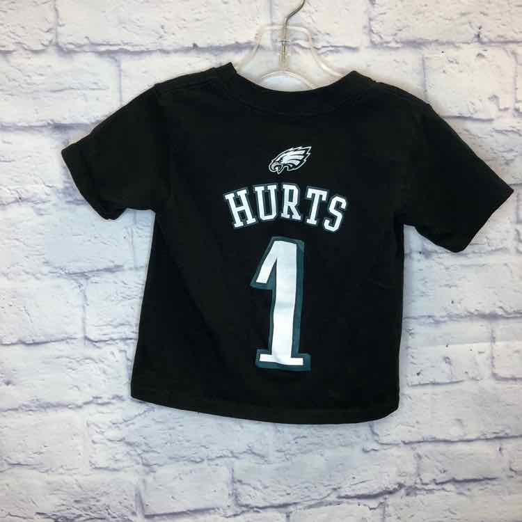 Eagles Black Size 2T Boys Short Sleeve Shirt