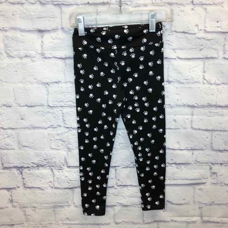 LulaRoe Black Size 4-7 Girls Leggings