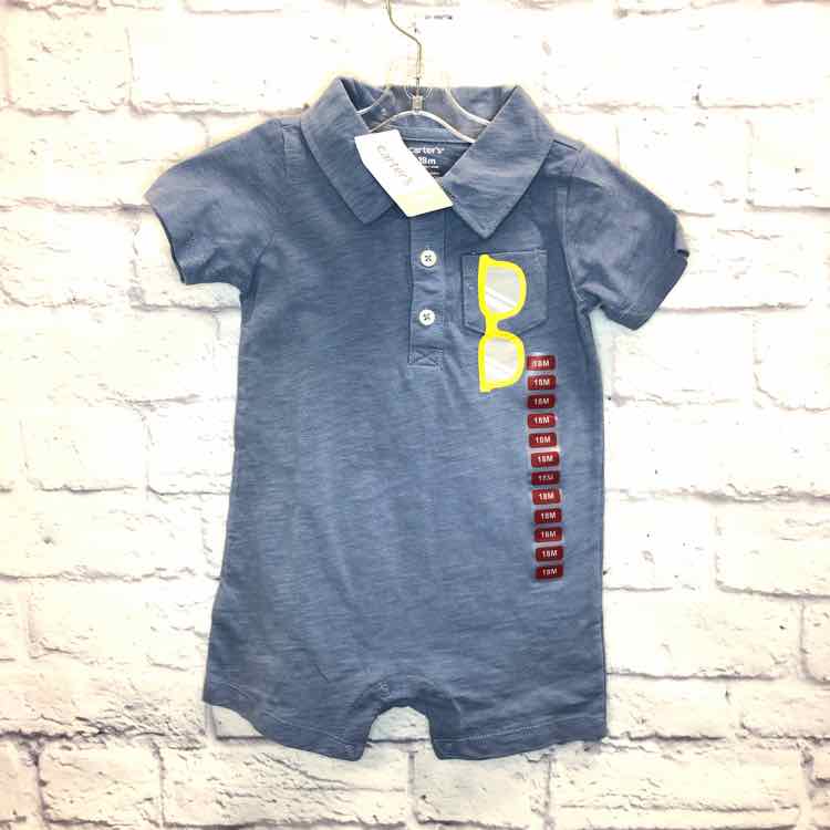 Carters Blue Size 18 Months Boys Romper