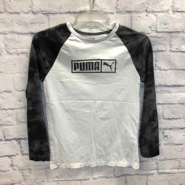 Puma Gray Size 10 Boys Long Sleeve Shirt