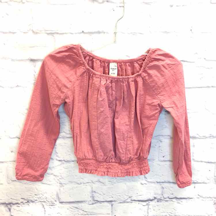 Oshkosh Pink Size 4T Girls Long Sleeve Shirt