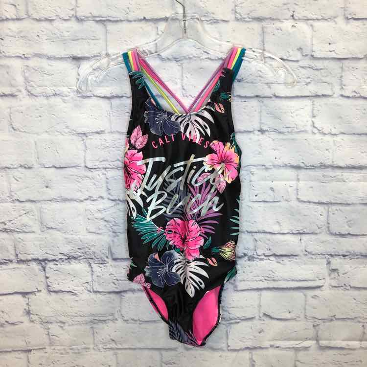 Justice Black Size 10 Girls Swimsuit