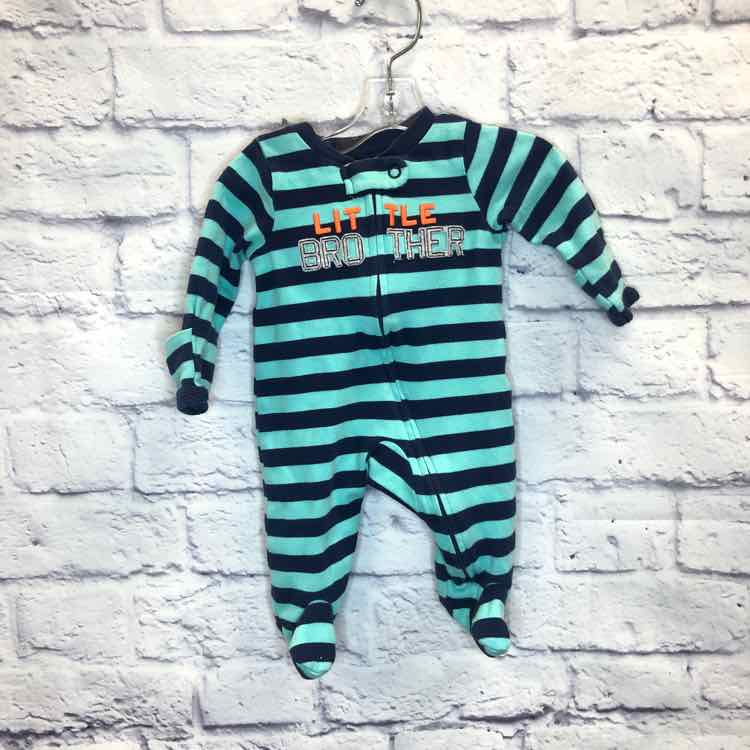 Just One You Stripe Size Newborn Boys Sleeper