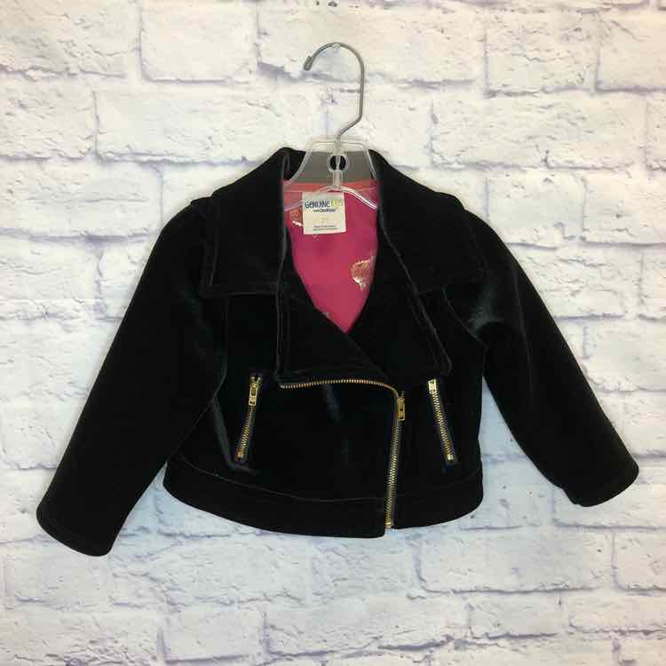 Genuine Kids Black Size 2T Girls Coat/Jacket