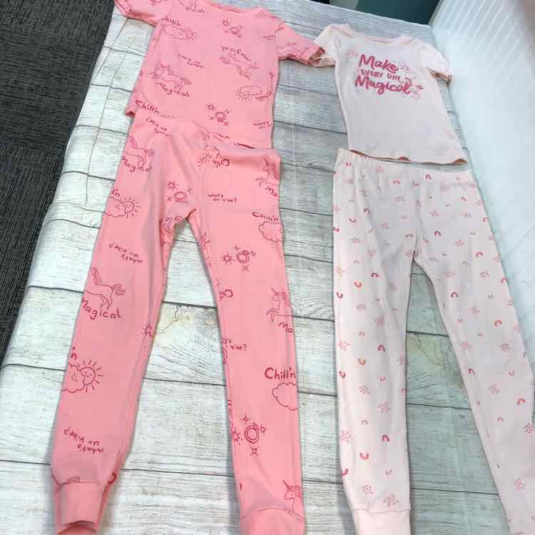 Carters Pink Size 7 Girls Pajamas