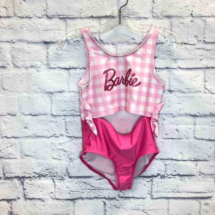 Barbie Pink Size 6 Girls Swimsuit