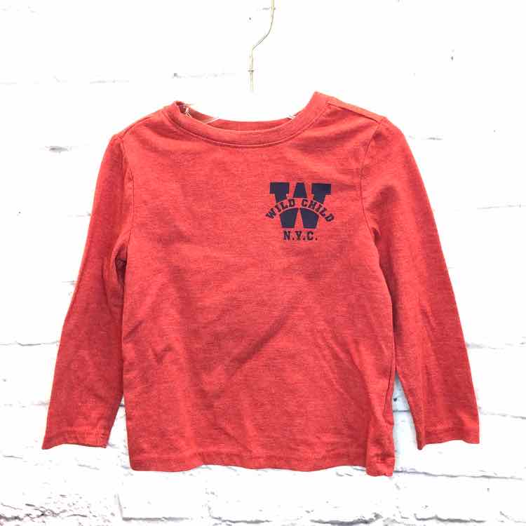 Old Navy Red Size 3T Boys Long Sleeve Shirt