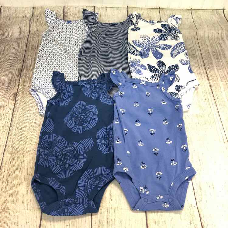 Carters Blue Size 9 Months Girls Bodysuit