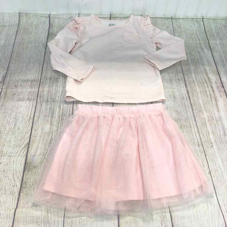 Carters Pink Size 5 Girls 2 Piece Outfit