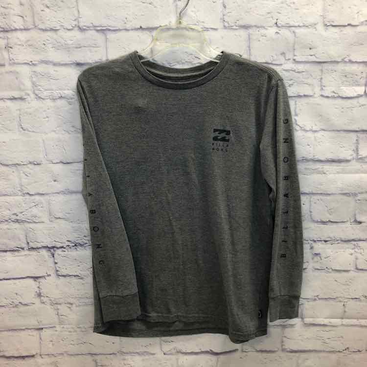 Billabong Gray Size 16 Boys Long Sleeve Shirt