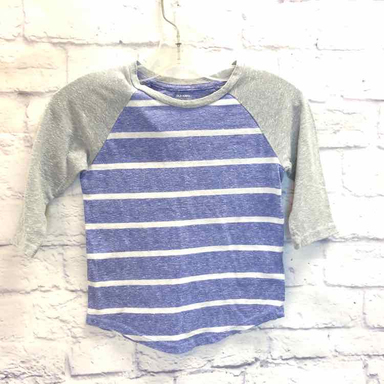 Old Navy Blue Size 5 Girls 3/4 Sleeve Shirt