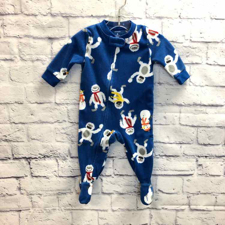 Carters Blue Size 6 Months Boys Sleeper