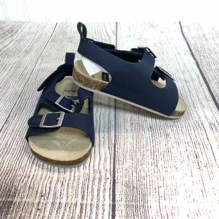 Carters Navy Size 6-9 Months Boys Sandals