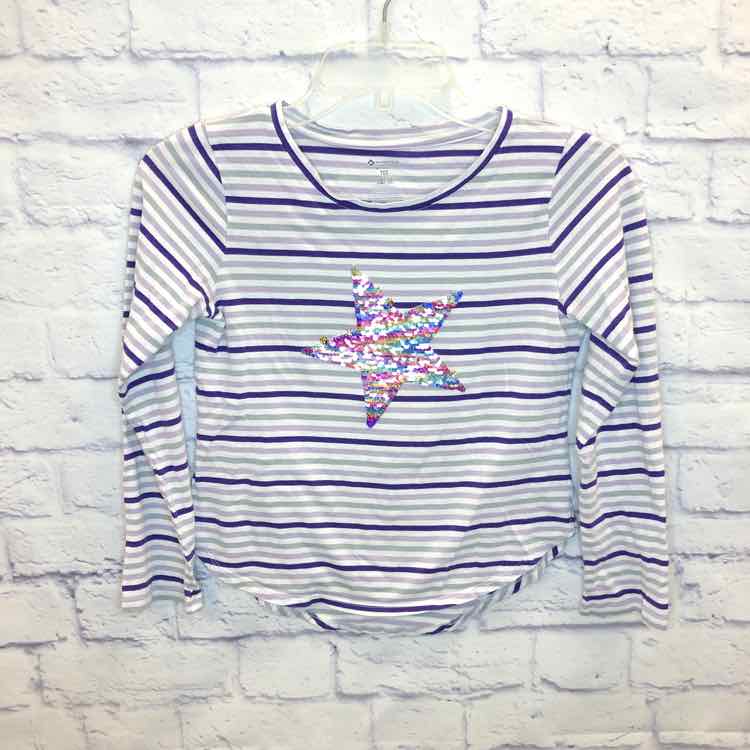 Members Mark Purple Size 10 Girls Long Sleeve Shirt